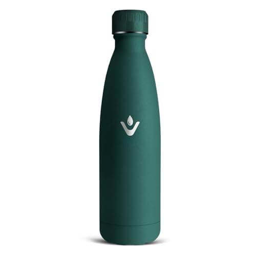 Gourde Isotherme Grsta 500ml Inoxydable Anti Fuite, Idéale Enfant Bureau Velo — Vert Armée