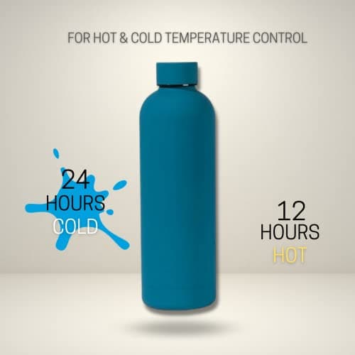 Bouteille d'eau isotherme woman and man 750ml, sans BPA, maintient le liquide chaud 12h et froid 24h | Idéale pour le sp