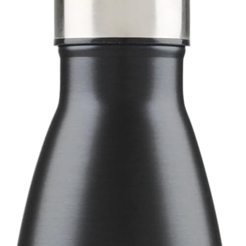 Isolation thermique Blumtal® Charles Bouteille isotherme 500ml - Gourde inox - Bouteille d'eau - Contenant froid et chau — 11. Métal Noir