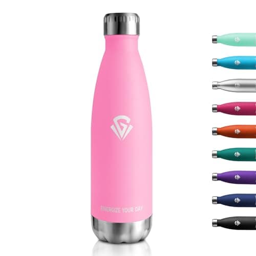 Bouteille Isotherme Inox 500ml pour Sport et École | Gourde Étanche et Durable | Anti BPA | Double Paroi | Bureau et Éco