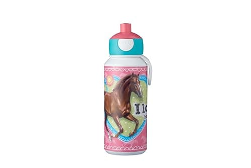 Gourde Pop-up Mepal Campus Enfant École Étanche Réutilisable Sans BPA Lavable Lave-Vaisselle 400ml Pink — My Horse