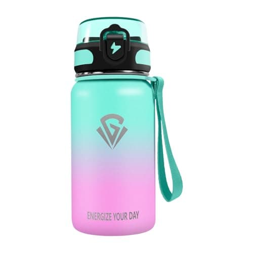 Gourde Enfant Grsta 500ml Isotherme Facile à Nettoyer — Green-pink