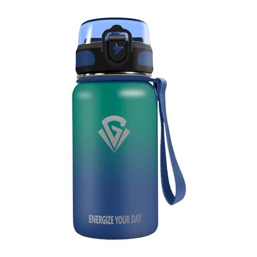 Gourde Enfant Grsta 500ml Isotherme Facile à Nettoyer — Dark Green-blue