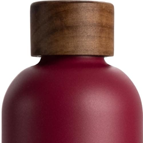 T&N Bouteille Isotherme 1L en Acier Inoxydable Étanche pour Boissons Gazeuses, Conserve le Froid 29h et la Chaleur 14h, — Berry Red