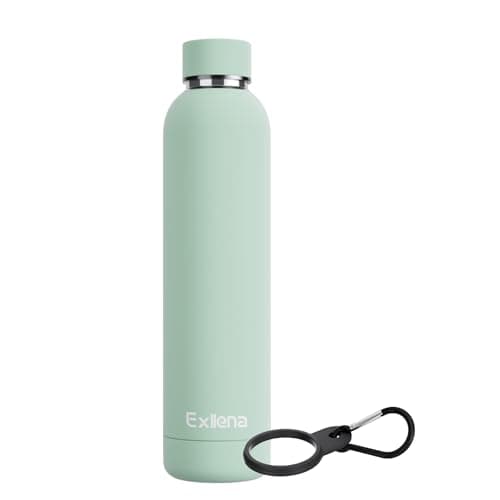 Exllena Gourde Isotherme 1l - Acier Inoxydable sans BPA - Étanche 100% - Idéal pour le Sport et le Voyage - Menthe — Menthe