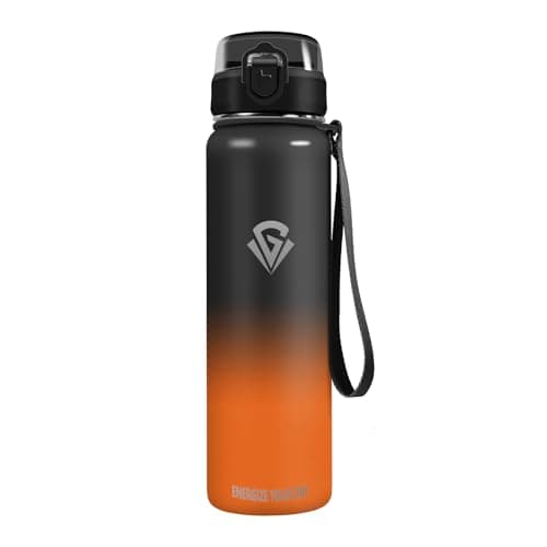 Gourde Enfant Grsta 500ml Isotherme Facile à Nettoyer — Black-red