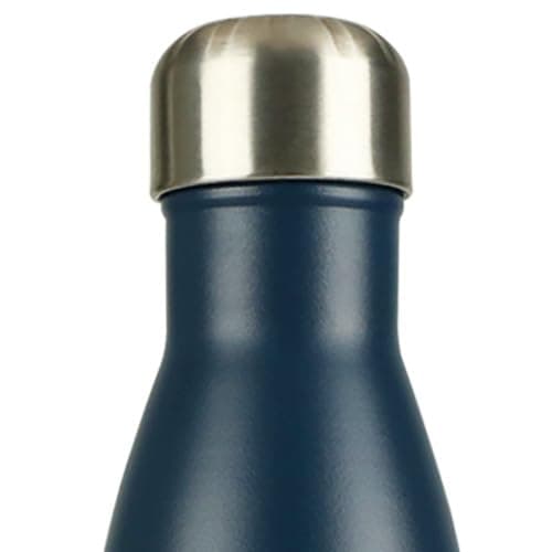 Mont-Clair Gourde isotherme sans BPA 500ml - 24h froid & 12h chaud, Bouteille d'eau inox durable - Noir — Bleu Marine