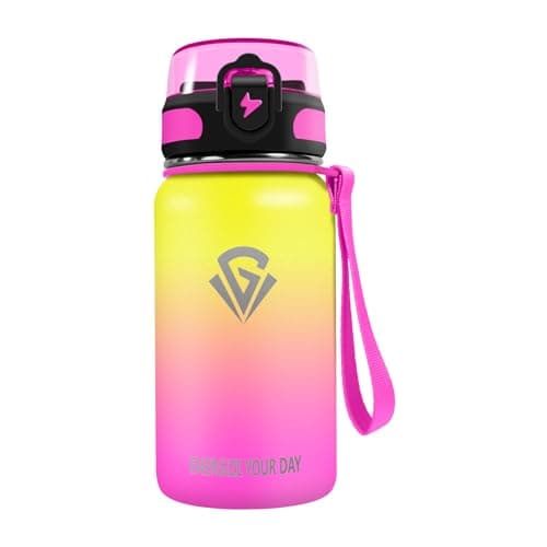 Gourde Enfant Grsta 500ml Isotherme Facile à Nettoyer — Yellow-pink