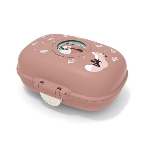 Monbento - Boite à Gouter Enfant Sans BPA | Boite à Gouter Fille avec Motif Fleurs | Idéale pour Ecole, Pique-nique et V — Cannelle Fox