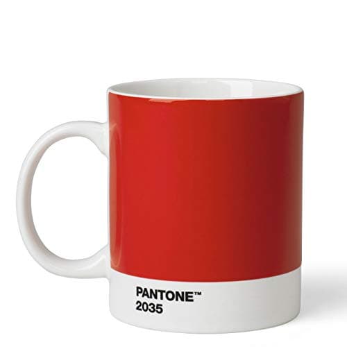 Mug Céramique Pantone Vert Clair 101030578 8,50 x 12,40 x 9,80 cm Design Élégant — Rouge