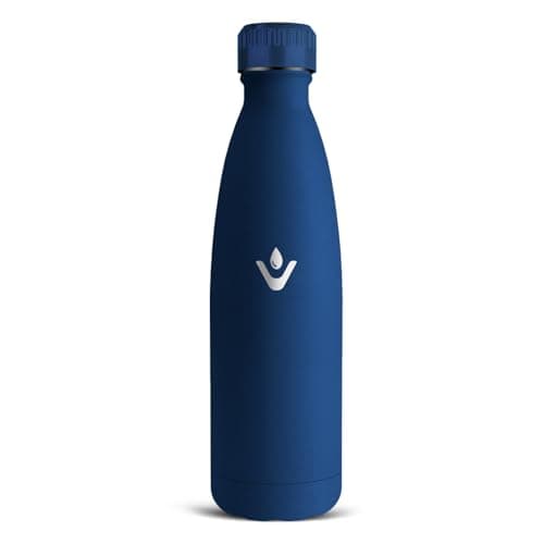 Gourde Isotherme Grsta 500ml Inoxydable Anti Fuite, Idéale Enfant Bureau Velo — Bleu Foncé