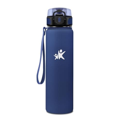 KollyKolla Isotherme 500ml, Gourde Inox sans BPA pour Enfant & Adulte, École et Outdoor Anti Fuite — Kk丨bleu Foncé