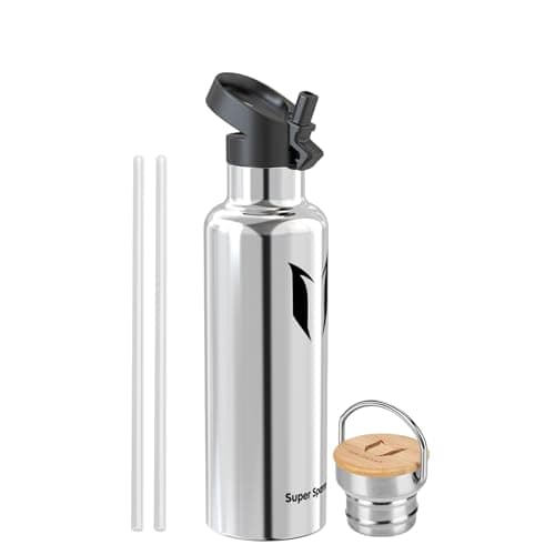 Super Sparrow Gourde Isotherme - Bouteille Étanche Sport 350ml/500ml/620ml/750ml/1L - INOX Bouche Standard - Sans BPA -