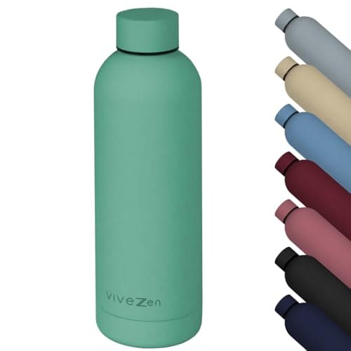 Vivezen - Bouteille isotherme 500ml réutilisable chaud ou froid - Multiple coloris — Vert