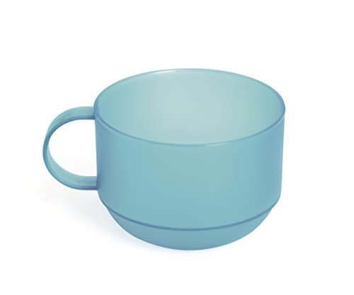 Excelsa Rainbow Tasse Jumbo Bleu Clair 0,5 Litre Plastique 11 x 11 x 8 cm