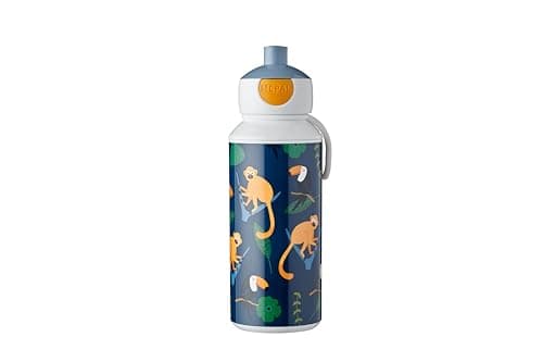 Gourde Pop-up Campus Mepal Sans BPA pour Enfant École 400 ml Jungle Étanche Lavable Au Lave-Vaisselle