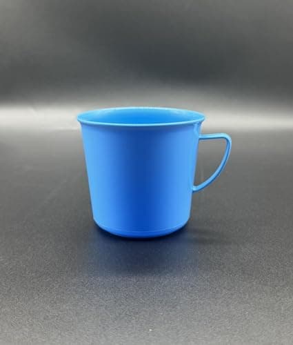 Kimmel Tasse En Plastique Thé Café Pour Enfant Campagne Réutilisable Incassable 330ml Bleu Clair