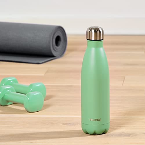 Isolation thermique Blumtal® Charles Bouteille isotherme 500ml - Gourde inox - Bouteille d'eau - Contenant froid et chau