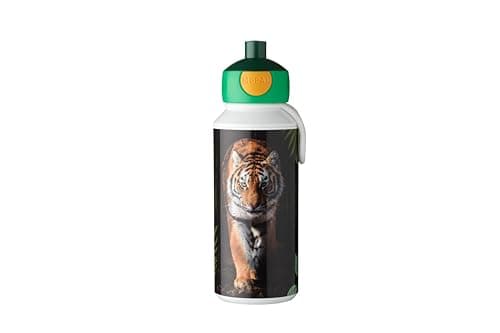 Gourde Pop-up Campus Mepal Sans BPA pour Enfant École 400 ml Jungle Étanche Lavable Au Lave-Vaisselle — Wild Tiger