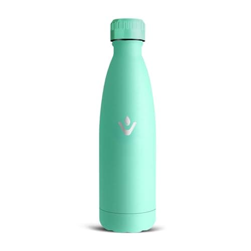 Gourde Isotherme Grsta 500ml Inoxydable Anti Fuite, Idéale Enfant Bureau Velo — Bleu Vert