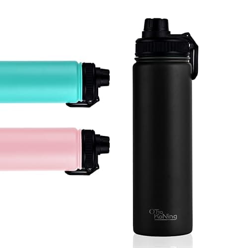 Gourde Isotherme 750 ml en Acier Inoxydable Double Paroi - Garde le Froid 16h & le Chaud 10h, Anti-fuite Sans BPA pour l