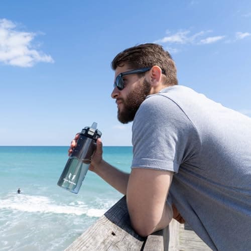 Super Sparrow Gourde TouchSip - Bouteille d'eau Tritan Sans BPA - Idéale pour le Sport et l’École