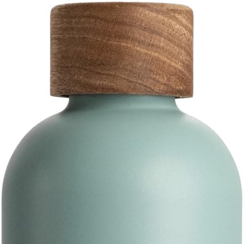 T&N Bouteille Isotherme 1L en Acier Inoxydable Étanche pour Boissons Gazeuses, Conserve le Froid 29h et la Chaleur 14h, — Aqua Turquoise