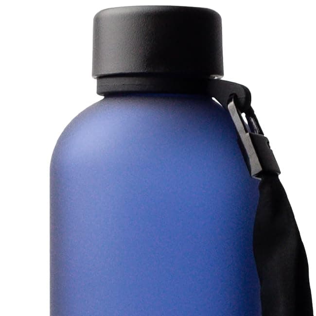 MAMEIDO Gourde 1,5 l | Design Plastique | Marqueur de Temps de Motivation — Night (+ Sport Loop)
