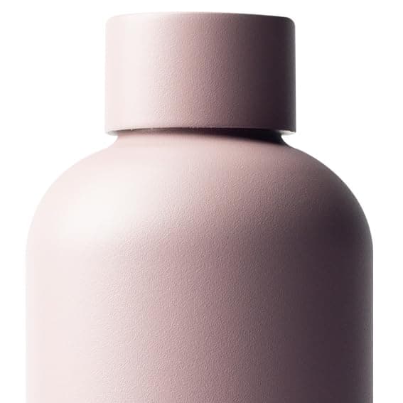 MAMEIDO Gourde Isotherme Pearl Marble Gold - Conserve la fraîcheur 24h & la chaleur 12h, Inoxydable & Sans BPA, 500ml — Powder Blush