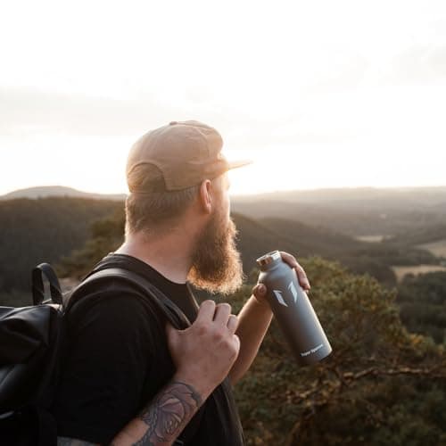 Super Sparrow Gourde Isotherme - Bouteille En Acier Inoxydable Étanche - Pour Sport & Plein Air - Grande Capacité - Sécu