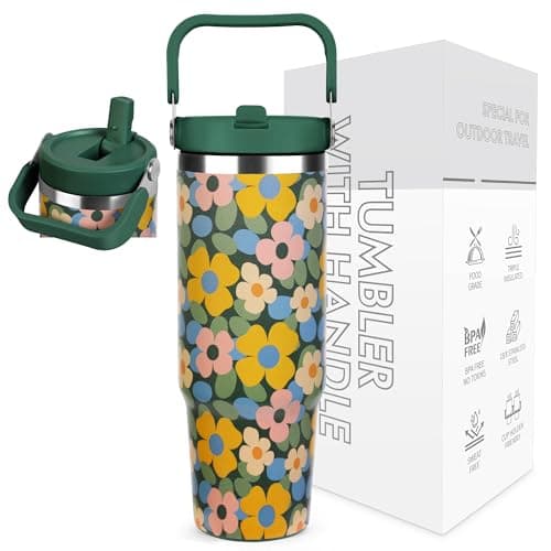 BesWin Gourde isotherme en acier inoxydable – Idéale pour sportifs – Isolation sous vide double paroi Bleu(Clair et prof — Arbustes À Fleurs