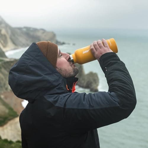 Gourde Isotherme Étanche - Gourde Enfant Sans BPA - 350ml à 1L, Pour Bureau et Maison - Bouteille Sport Avec Couvercle à