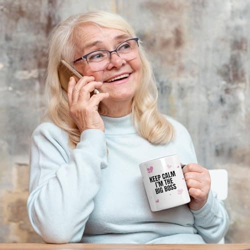Chérie Tasse Personnalisée au Prénom - Cadeau Original d'Anniversaire, 330ML avec Plusieurs Motifs - Tasse Cadeau Rigolo