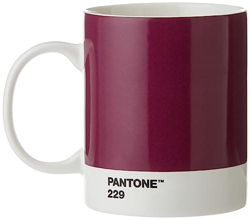 Mug Céramique Pantone Vert Clair 101030578 8,50 x 12,40 x 9,80 cm Design Élégant — Aubergine