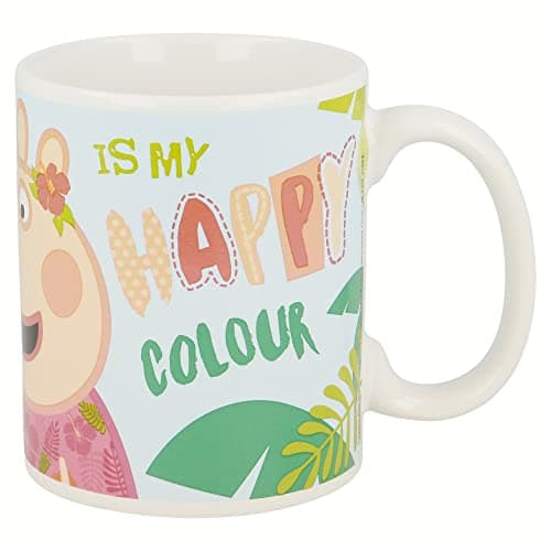 Peppa Pig mug en céramique bleue pour enfants durant l'été (350 ml)  
Peppa Pig mug en céramique rose pour adolescents d