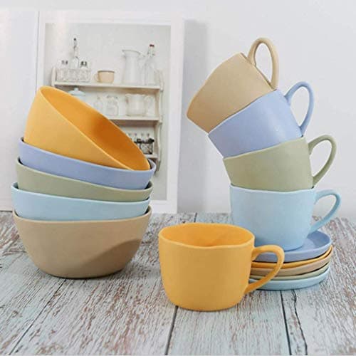 Tubayia Lot de 4 tasses à café en mélamine résistante, parfaites pour fêtes, camping et pique-nique, résistantes et dura