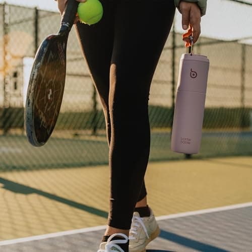 Bouteille d'eau isotherme en acier inoxydable pour sport et voyage - Rose clair, 710 ml,anti-fuite, sans BPA