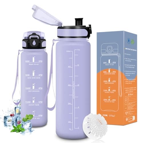 Bouteille d'eau Vikaster sans BPA, Étanche & Réutilisable pour le Sport et les Activités Outdoor, Gourde Randonnée Yoga