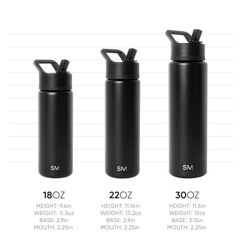 Gourde isotherme enfant Simple Modern | Aluminium inoxydable | Activité outdoor | Évapore lent | 530ml | Birch Almond