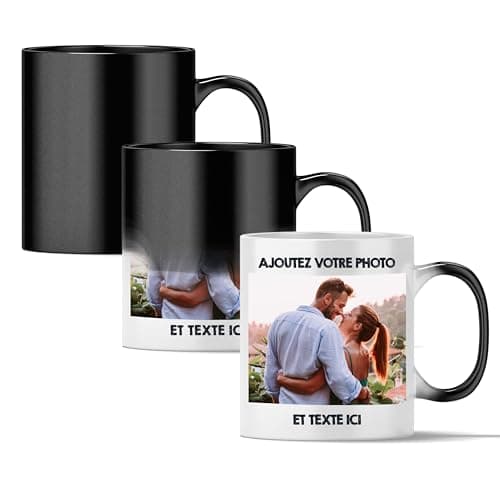 Mug Personnalisé Haute Qualité | Idée Cadeau Original pour Homme et Femme | Impression Personnalisée avec Photo et Texte