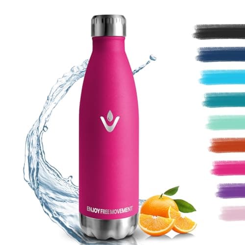 Gourde Isotherme 500ml Sans BPA Réutilisable - Bouteille Isolée pour Running, Bureau et École - Processus de Revêtement