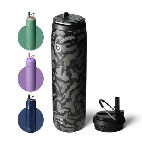 BOTTLE BOTTLE Isothérme Double Paroi 950 ml Bleue pour SportIFBOTTLE BOTTLE Isothérme Acier Inoxydable 950 ml Couleur Bl — Camouflage Noir