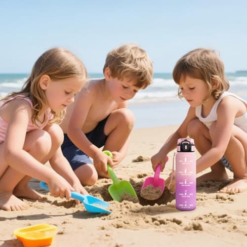 Gourde Motswedi Sport 500ml Anti Fuite Rose Cler & Rose Rouge pour Enfant et Adulte | Bouteille Réutilisable Sans BPA |
