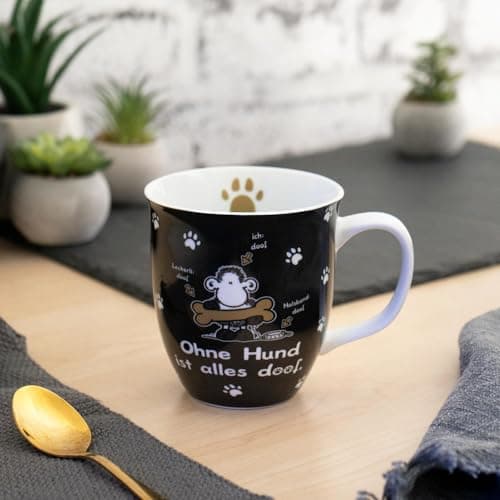 Tasse en porcelaine Sheepworld 45704 pour maîtriser son thé de luxe dans tout environnement