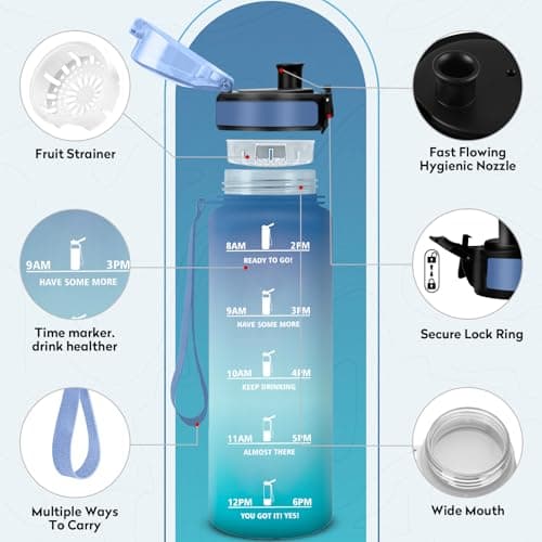 KollyKolla Gourde Enfant 500ml Étanche Sans BPA pour Sport Bureau École