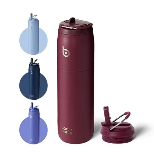 BOTTLE BOTTLE Isothérme Double Paroi 950 ml Bleue pour SportIFBOTTLE BOTTLE Isothérme Acier Inoxydable 950 ml Couleur Bl — Rouge