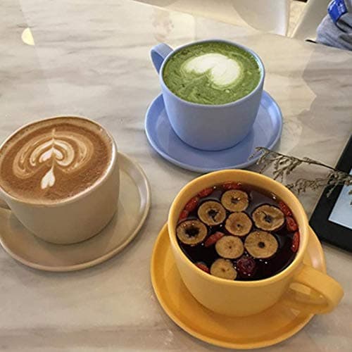 Tubayia Lot de 4 tasses à café en mélamine résistante, parfaites pour fêtes, camping et pique-nique, résistantes et dura