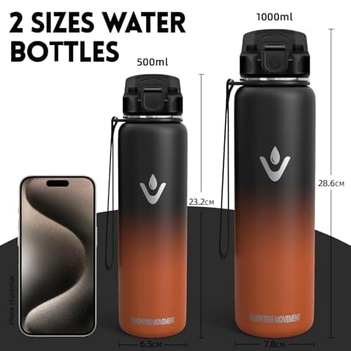 Gourde Inox 500ml enfantsIsothérme BPA FreeÉcole Bureau Sport