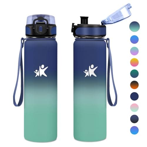 KollyKolla Isotherme 500ml, Gourde Inox sans BPA pour Enfant & Adulte, École et Outdoor Anti Fuite
