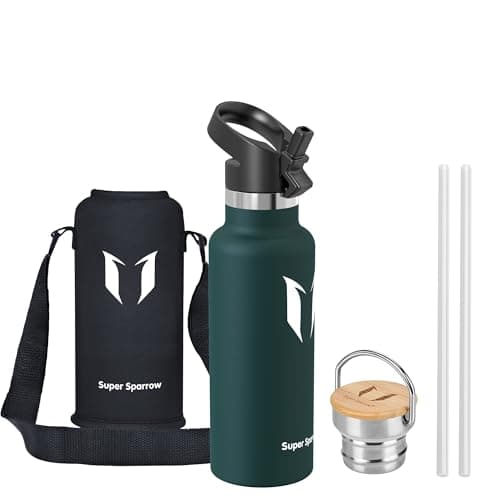 Super Sparrow Gourde Isotherme - Bouteille Étanche Sport - 500ml/750ml - Pour Plein Air & Quotidien - Gourde En INOX Bou